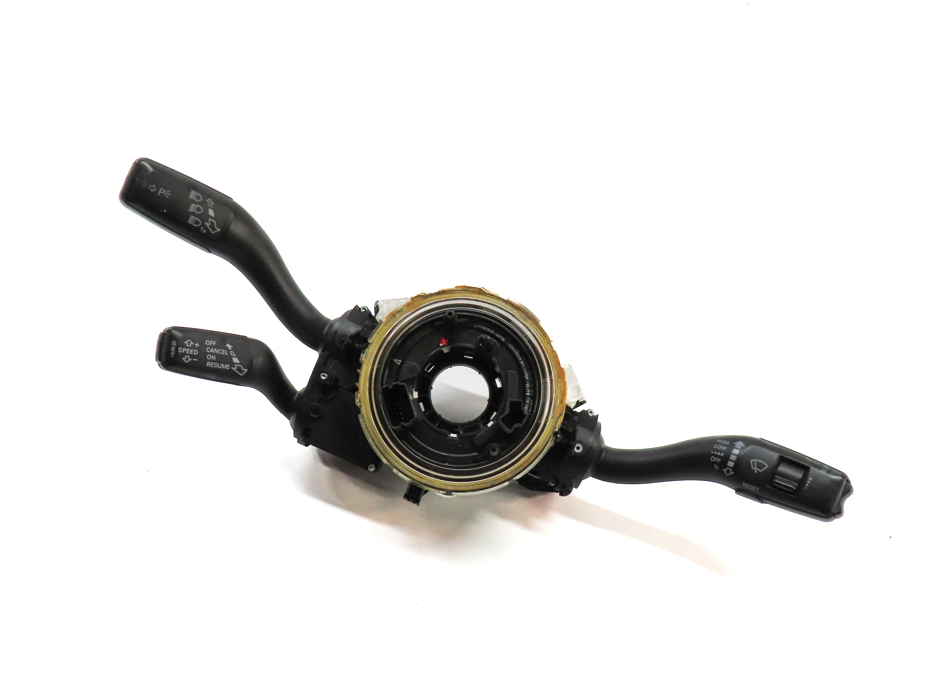 2009-2015 AUDI Q7 (4L) STEERING COLUMN BLINKER WIPER CRUISE COMBINATION SWITCH — exact item pictured